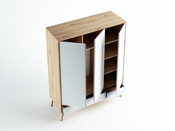 Szafa 3SZ-R Madryt 160x200x60 - obrazek 3