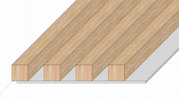 Panel lamelowy LITY JESION - 270x25cm - NIE MDF - obrazek 4