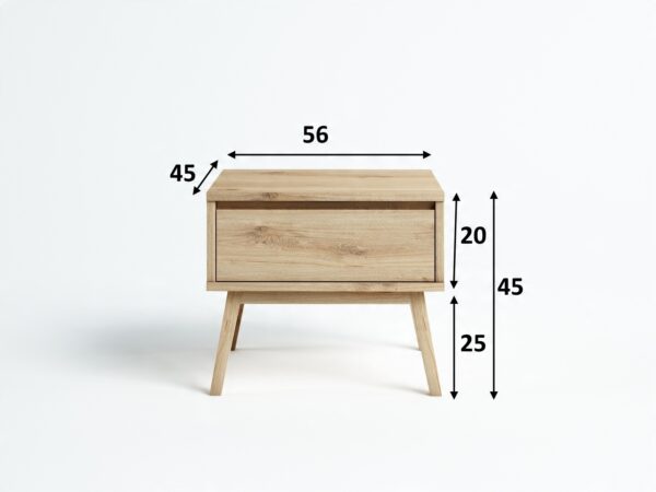 Komoda Madryt FRONTY RAL 56x45x45 DZIKI DĄB - obrazek 4