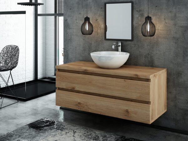 Szafka wisząca DĘBOWA olej PRODUCENT lity dąb DREWNO 120CM - obrazek 5