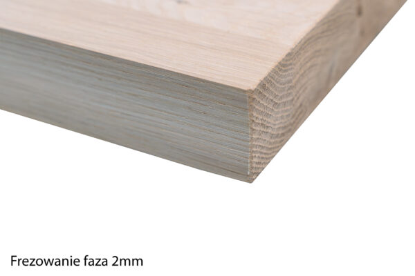 Blat dębowy lity klasa AB 4cm gr., szerokość 60cm - obrazek 4