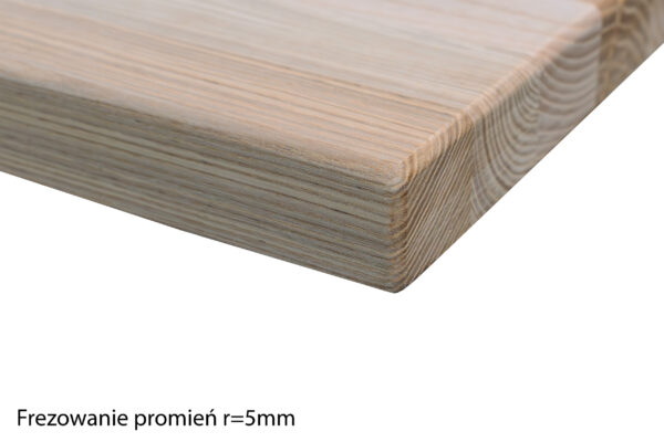 Blat dębowy lity klasa AB 4cm gr., szerokość 60cm - obrazek 6